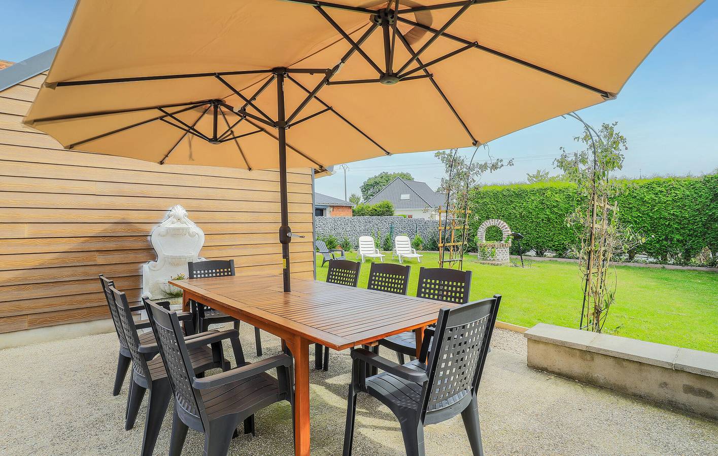 Riverside Retreat mit WiFi und Garten, Parkplatz in Wittes, Saint-Omer und Umgebung