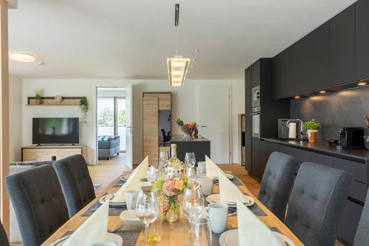 Ferienwohnung für 6 Personen, mit Balkon und Terrasse sowie Ausblick und Seeblick in Lochau - 3