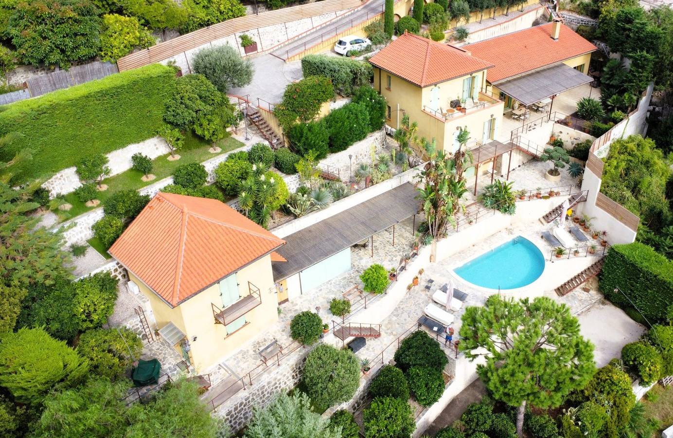 Les Mimosas maison d'hôtes - Chambre Pistache in Menton, Région de Nice