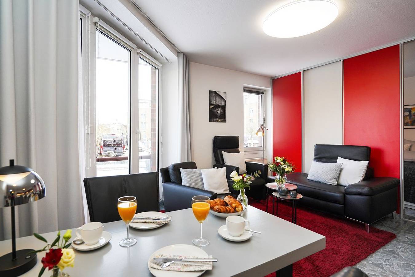 Ganze Wohnung, Komfortables Ferienapartment mit Balkon und moderner Ausstattung in Husum in Husum Hafen, Husum