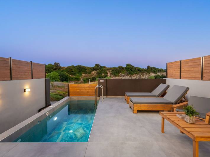 Ferienhaus für 8 Personen, mit Pool und Terrasse in Rhodos Stadt - 4