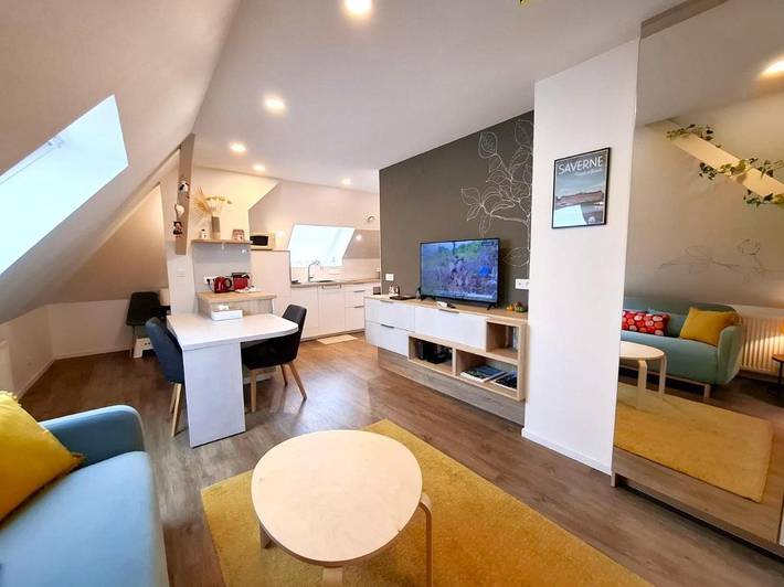 Apartamento de vacaciones para 3 personas, con vistas y jardín - 1