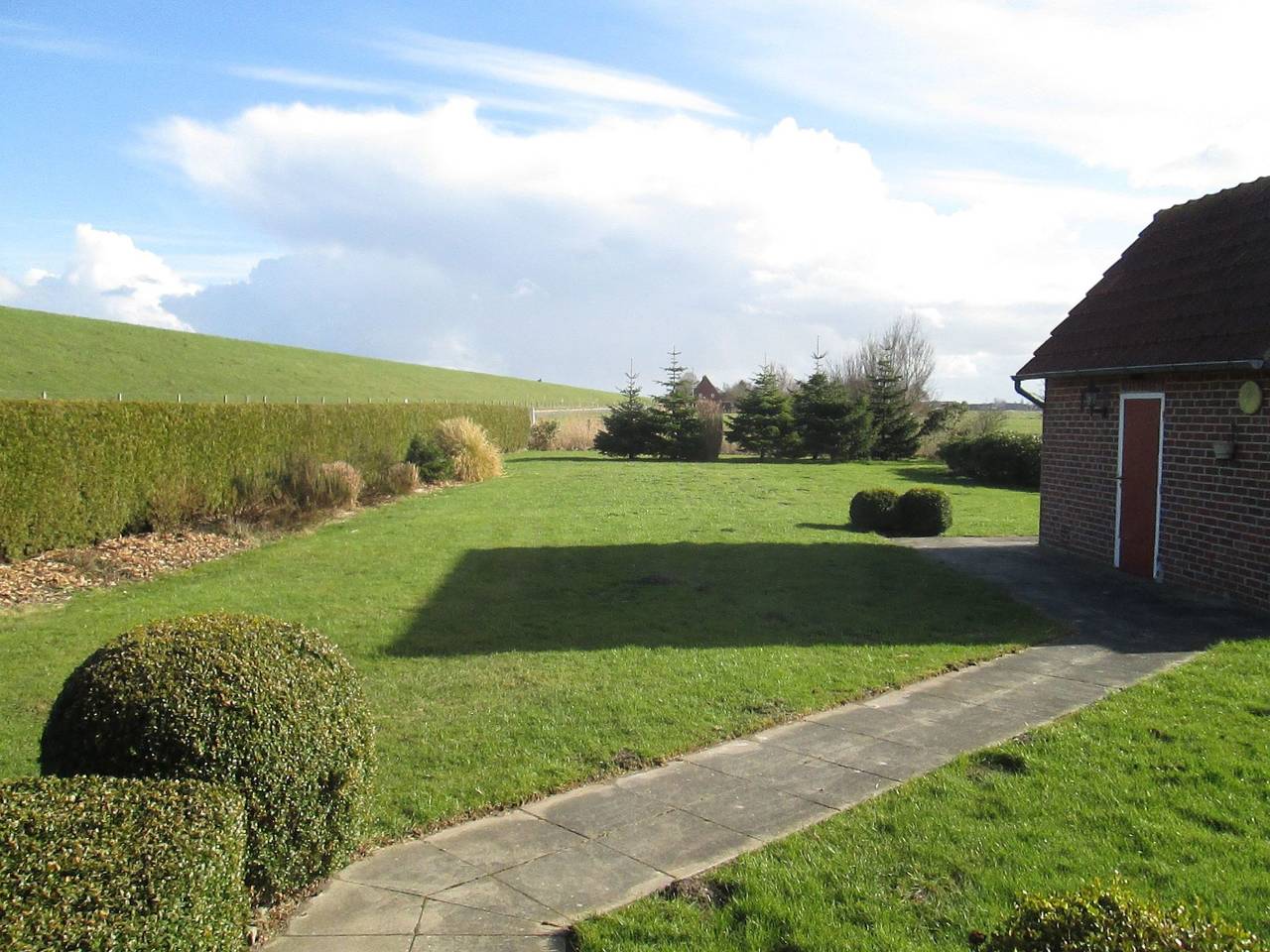 Mit Wintergarten und Garten am Deich in Fedderwardersiel, Butjadingen