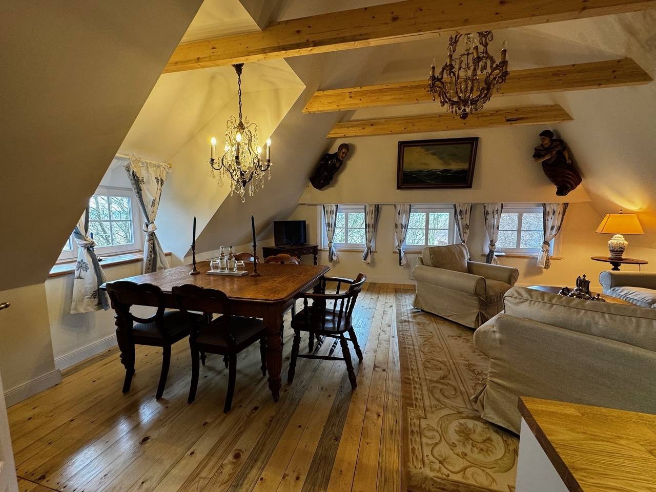 Ganze Ferienwohnung, Det Danske Hus - Wohnung Oberdeck in Dunsum, Föhr