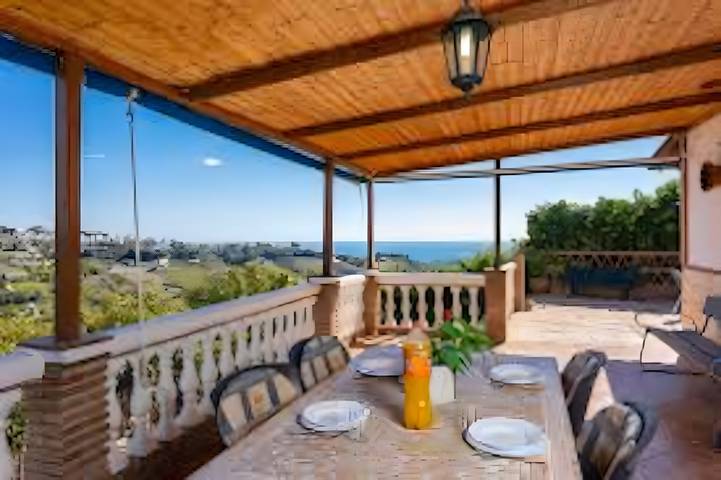 Ferienhaus 'Villa Paloma Frigiliana' mit Meerblick, Wlan und Klimaanlage in Frigiliana, Cordillera Penibética