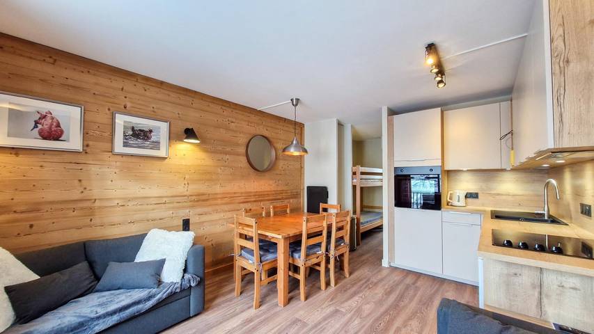 Vakantieappartement voor 5 personen, met balkon in Flaine