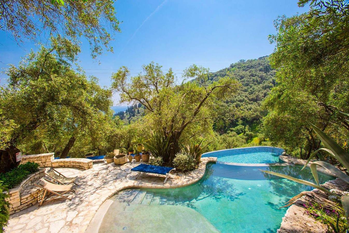 Villa voor 12 personen met terras in Corfu