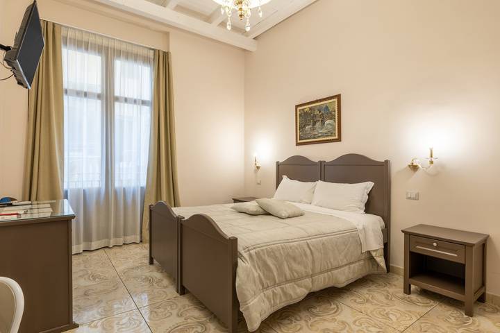 Room 'Al Duomo - Camera Doppia' with Shared Terrace, Wi-Fi and Air Conditioning in Licata, Agrigento Provinsen