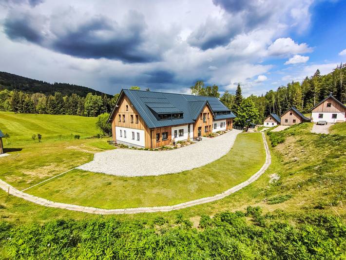 Vakantiewoning voor 4 personen, met terras in Noord-Bohemen