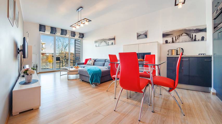 Apartamento de vacaciones para 4 personas, con sauna además de balcón y piscina, Se admiten mascotas - 1