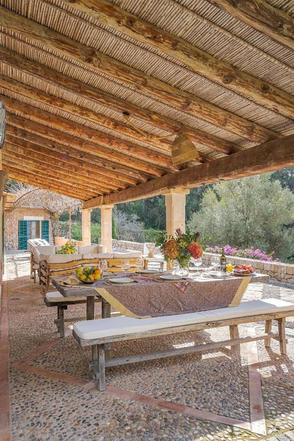 Casa rural para 7 personas, con vistas además de piscina y jardín en Esporles - 4