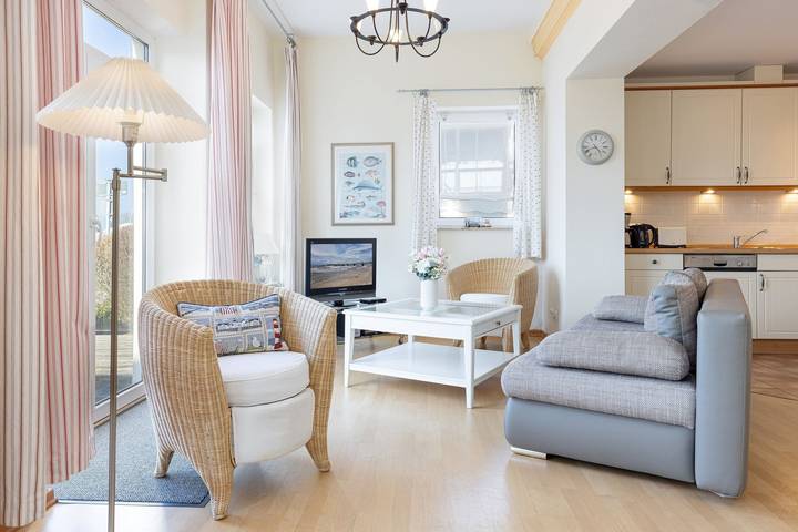 Ferienwohnung für 4 Personen, mit Terrasse, mit Haustier an der Kieler Bucht