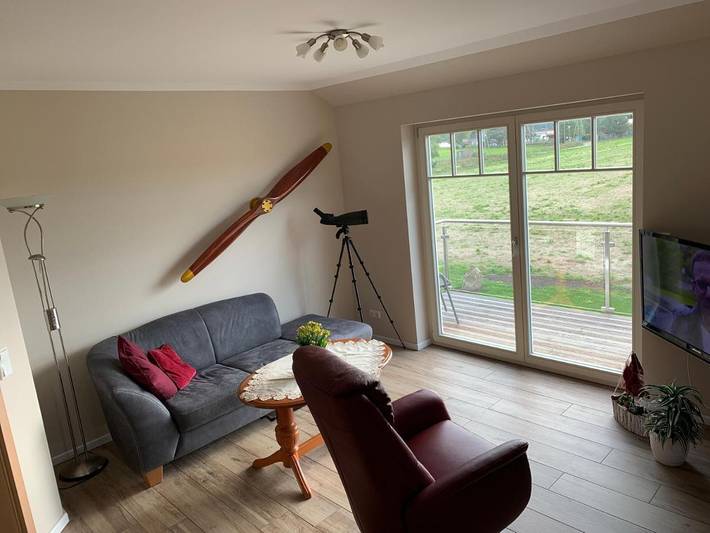 Ferienwohnung für 4 Personen, mit Balkon und Ausblick in Bresewitz