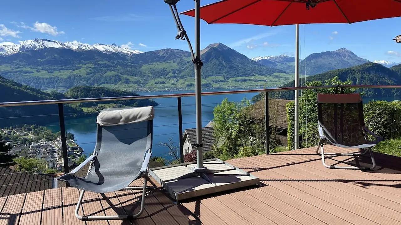 Ferienhaus für 7 Personen (99 m²) in Vitznau in Vitznau, Lake Lucerne
