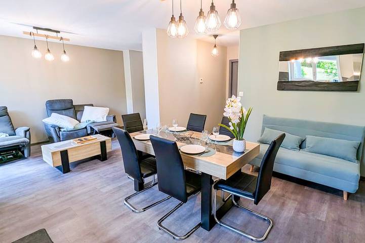 Ferienwohnung für 6 Personen, mit Terrasse und Garten