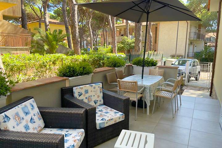 Apartamento de vacaciones para 4 personas, con terraza y jardín, Se admiten mascotas - 1