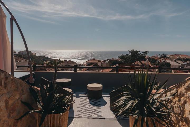 Location de vacances pour 2 personnes, avec terrasse et jardin ainsi que piscine et vue dans São Pedro de Moel - 3