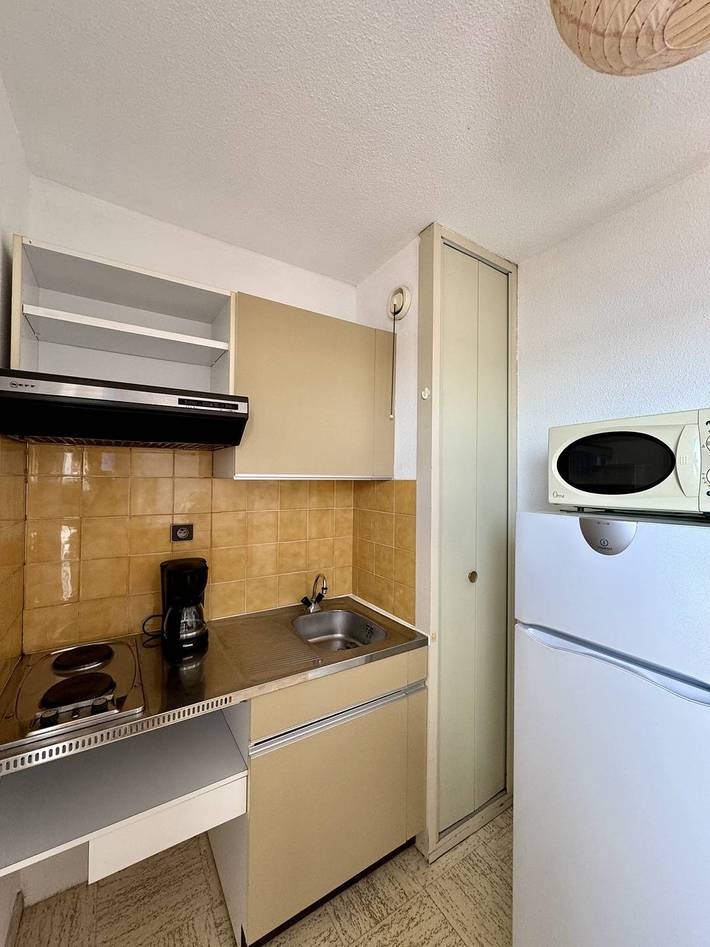 Studio für 2 Personen, mit Balkon/Terrasse und Terrasse, mit Haustier in Le Barcarès - 4