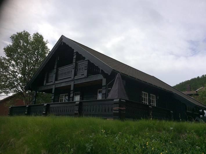 Ferienhaus für 8 Personen, mit Balkon und Terrasse sowie Sauna und Ausblick