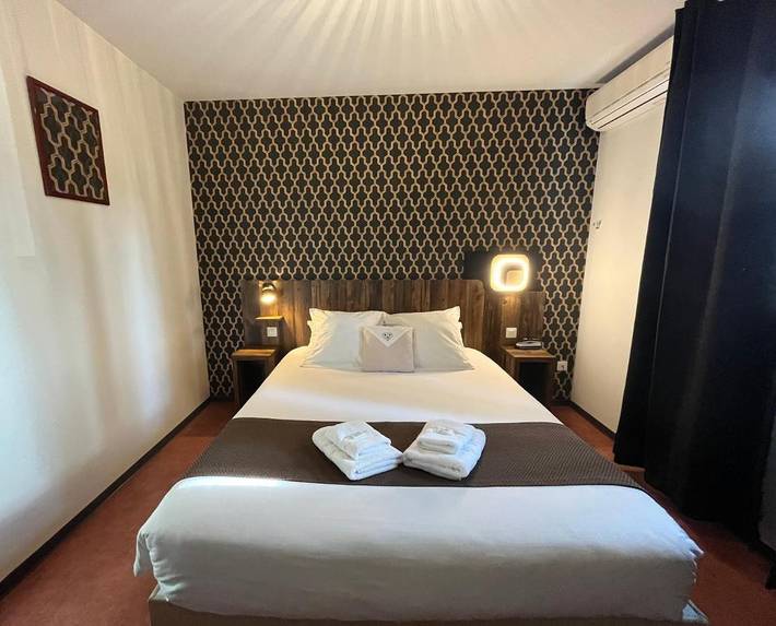 Hôtel pour 2 personnes, avec terrasse, animaux acceptés