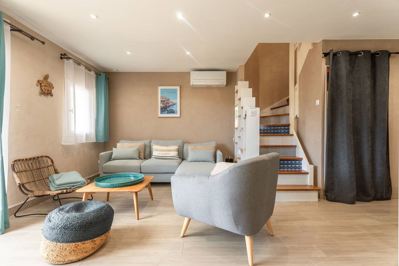 Ferienhaus 'Alpaga Esterel Meerblick' mit Meerblick, Wlan und Klimaanlage in Le Dramont, Saint-Raphaël