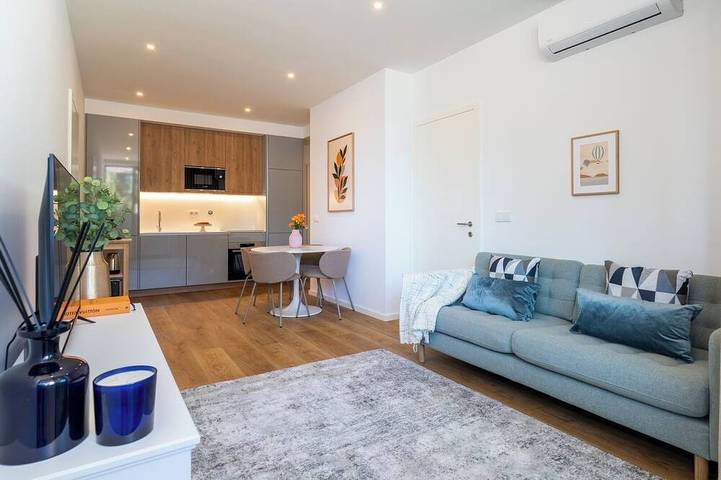 Apartamento de férias para 4 pessoas, com varanda em Leça da Palmeira