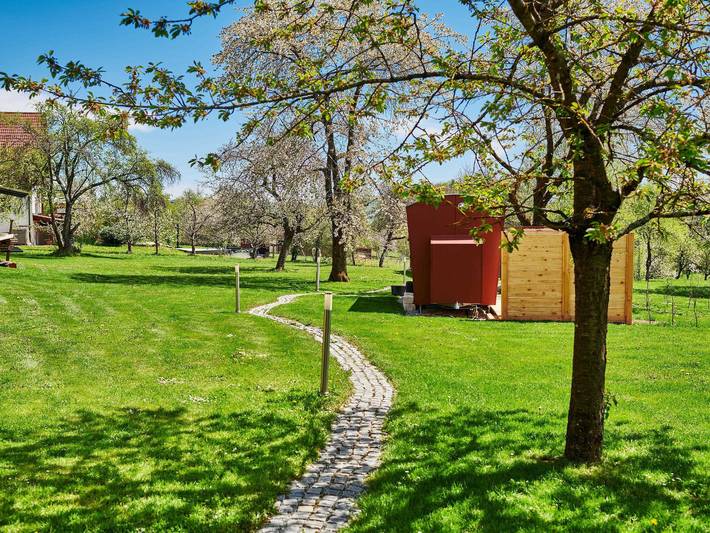 Ferienwohnung für 3 Personen, mit Terrasse und Garten sowie Pool und Sauna in Gräfenberg - 2