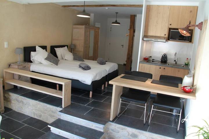 Gîte pour 2 personnes, avec Balcon et Terrasse ainsi que Jardin et Vue dans Grimbergen