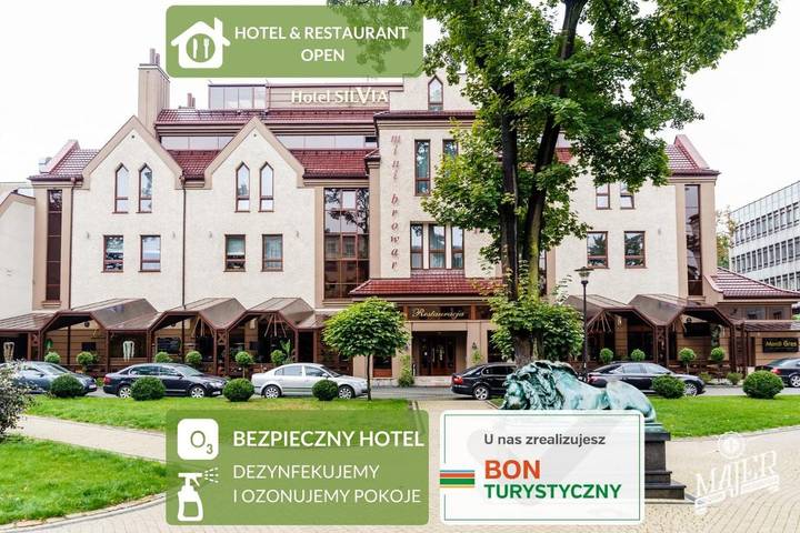 Hotel dla 4 osób, z jacuzzi i sauna w Gliwice