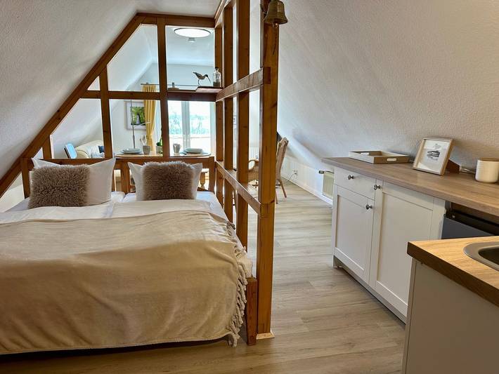 Ferienwohnung für 2 Personen, mit Balkon und Garten sowie Ausblick in Middelhagen - 3