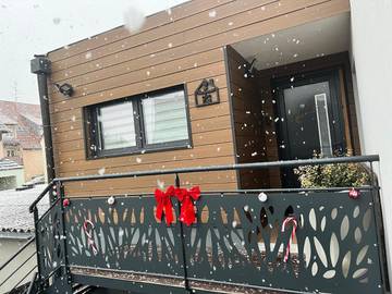 Gîte pour 4 personnes, avec terrasse et vue, animaux acceptés à Mittelwihr
