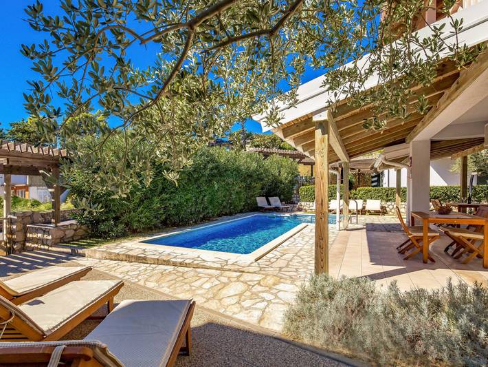 Ferienwohnung für 4 Personen, mit Kinderpool und Terrasse sowie Garten auf Rab - 4