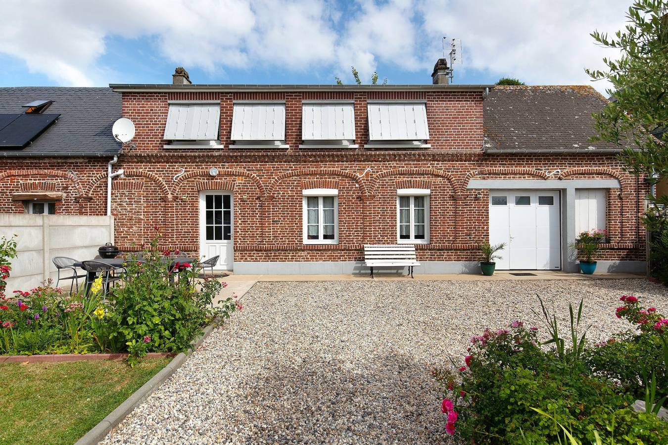 Ferienhaus „Gîte Papillons“ mit privater Terrasse, eigenem Garten und Wlan in Petit-Caux, Dieppe und Umgebung