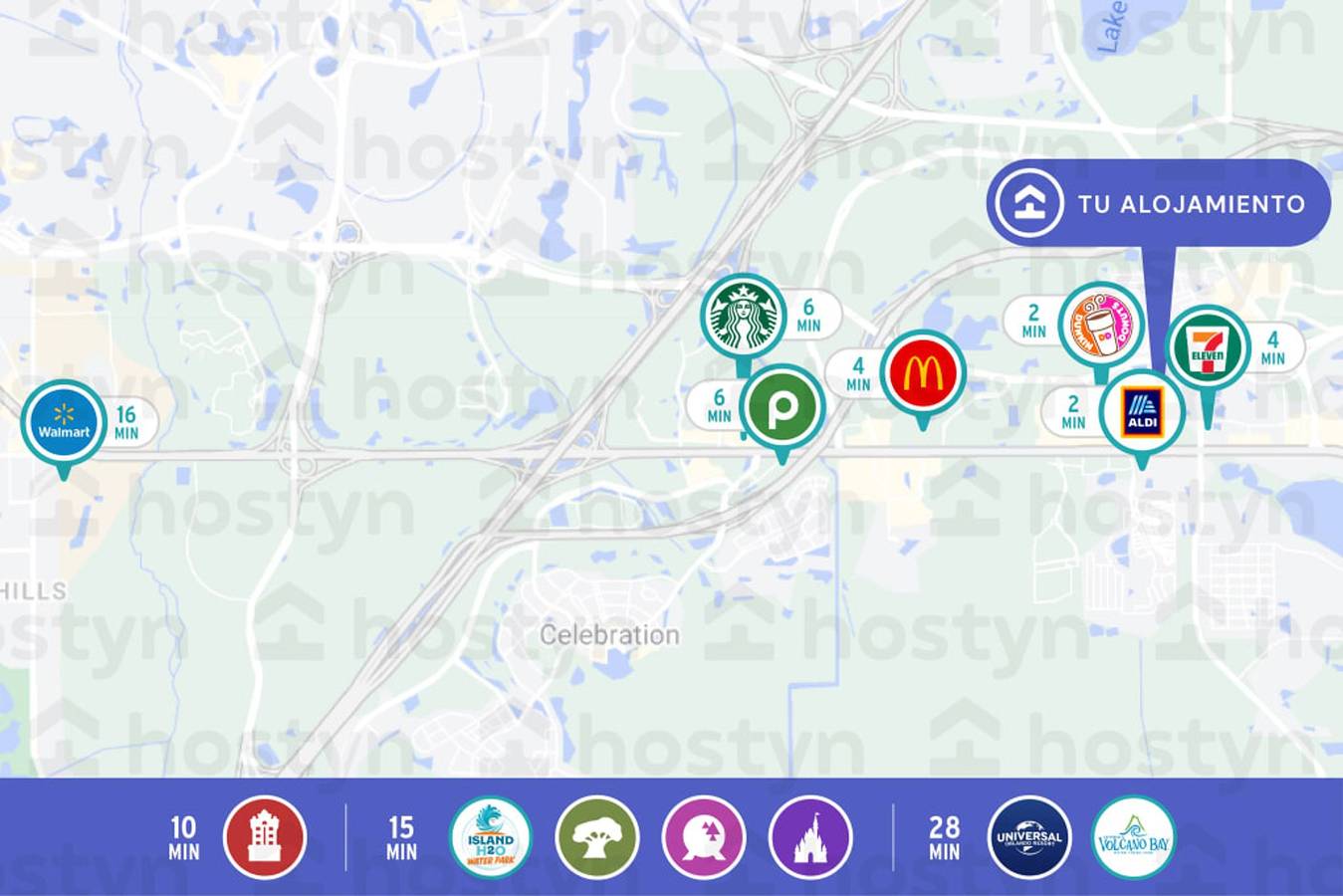 Entire apartment, Cozy Family Suite for 4 - Free Disney Shuttle in Osceola County