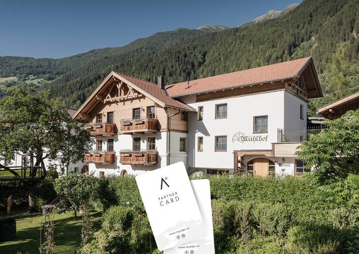 Ferienwohnung für 4 Personen, mit Balkon und Terrasse sowie Garten und Sauna