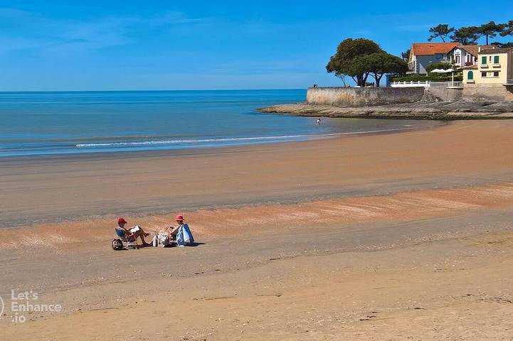 Gîte pour 4 personnes, avec balcon dans Plage Saint-Sordelin