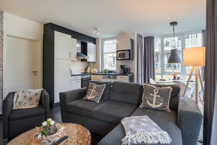 Ganze Wohnung, „Meeresrauschen 2“ Ferienwohnung Großenbrode mit Sauna & Terrasse in Großenbrode, Ostholstein