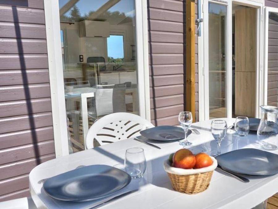 Camping Domaine du Launay - Mobilhome 6 personas - Casa móvil de 3 dormitorios. in Plouézec, Côte de Goëlo