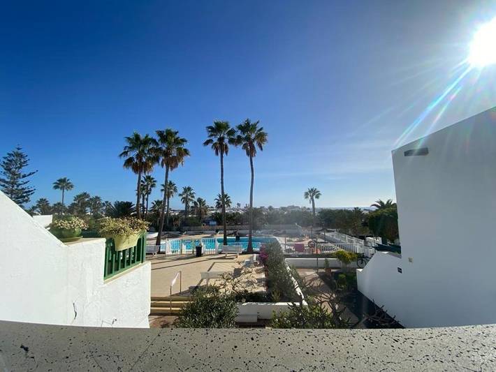 Apartment for 2 people, with Terrace and Garden as well as Pool and View in Matagorda