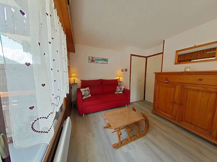 Gîte pour 4 personnes, avec Balcon et Terrasse dans Patinoire Le Grand Bornand