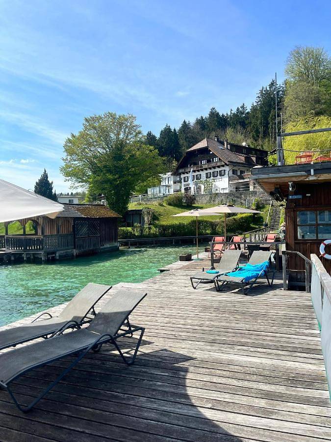 Ferienhaus für 3 Personen, mit Terrasse und Garten sowie Sauna und Seeblick in Seewalchen am Attersee - 2