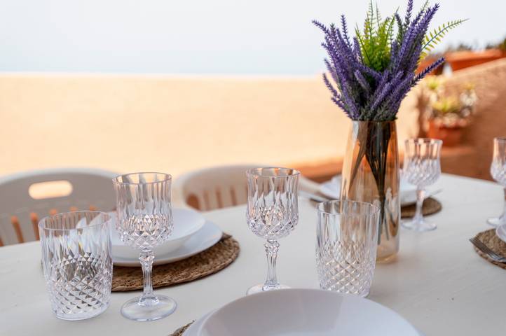 Ferienhaus 'Appartamento Li Tamerici' mit gemeinsamer Terrasse und Klimaanlage in Costa Paradiso, Trinità d'Agultu e Vignola