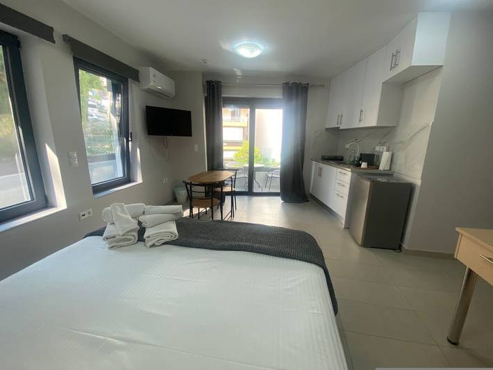 Studio pour 4 personnes, avec Balcon