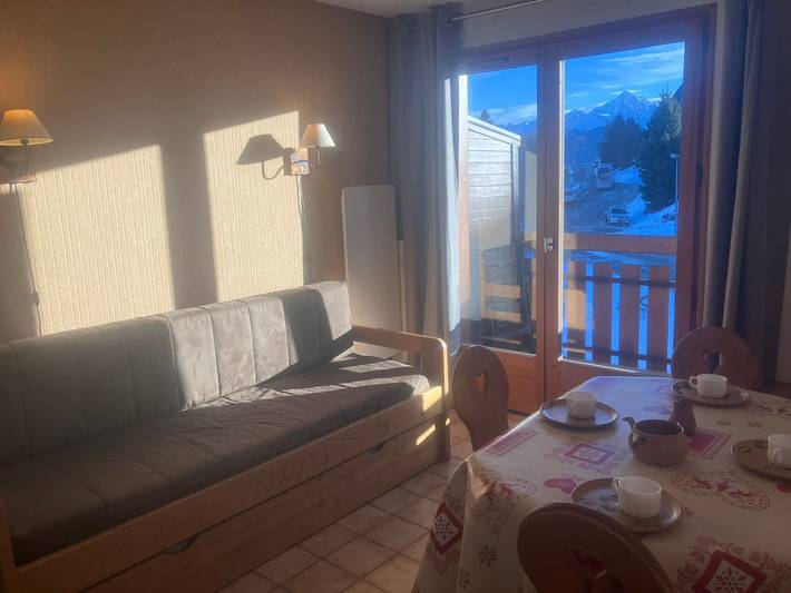 Appartement entier, Appartement 2 pièces pour 4 pers, au pied des pistes, parking inclus in Combloux, Pays du Mont-Blanc