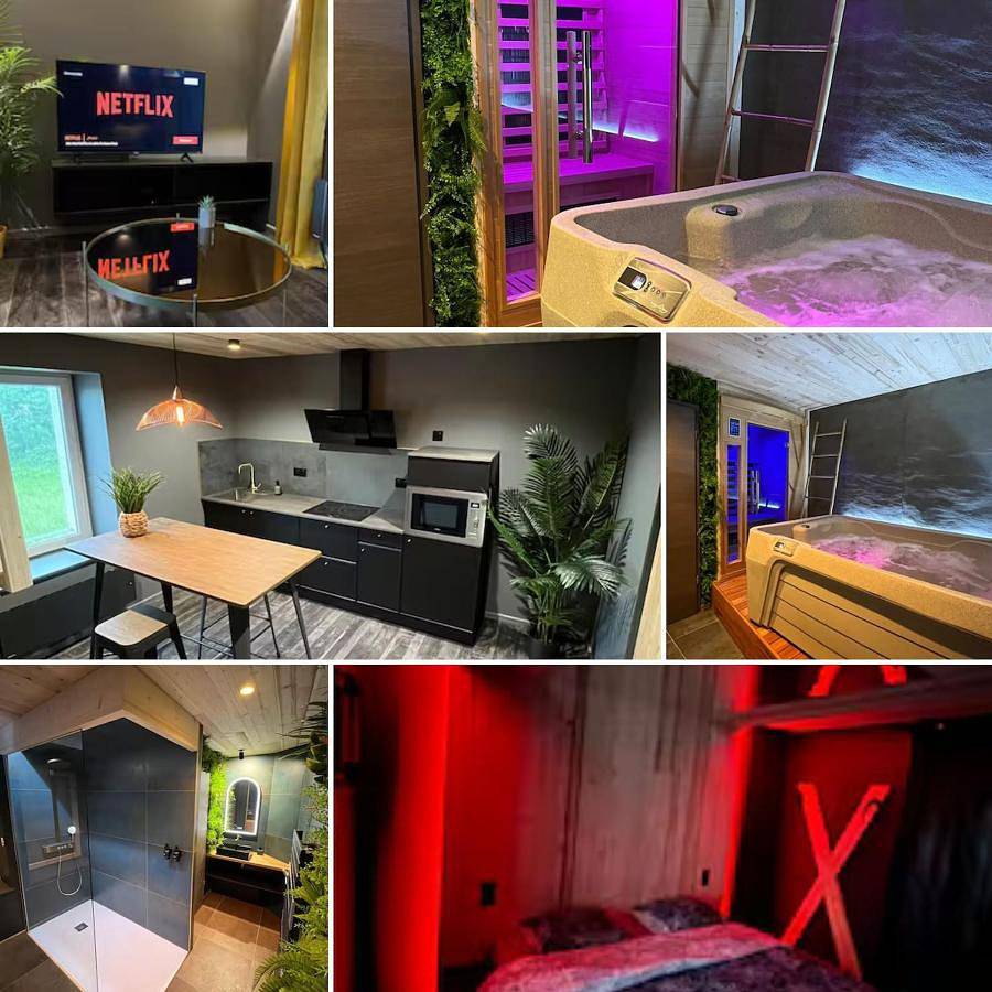 Appartement entier, Romantic home spa in Laveline-devant-Bruyères, Région d'Épinal