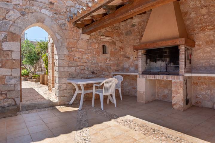 Klimatisiertes Ferienhaus mit Pool, Terrasse, Balkon und Wlan in Santanyí, Mallorca Süden