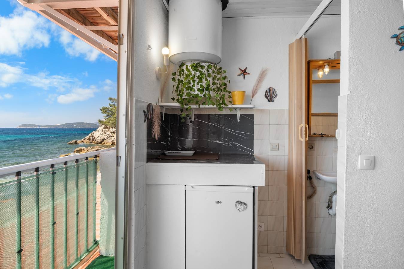 Estudio 'Porte Rouge 6' con vistas al mar in Parque nacional Port-Cros