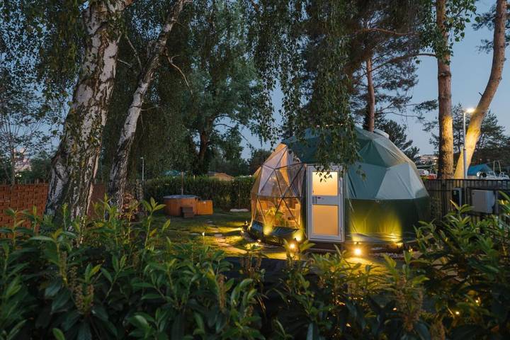 Camping für 4 Personen, mit Whirlpool und Garten in Tschechien