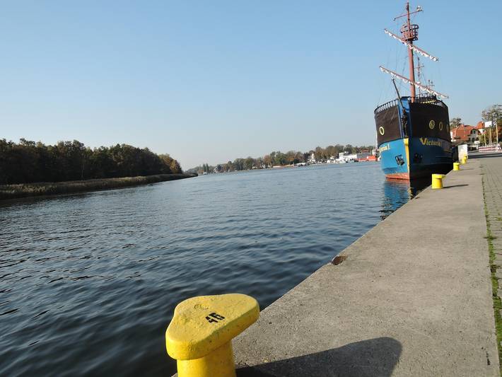 Haus in Dziwnów am Wasser und Strand in Dziwnów, Baltic Sea Pomerania