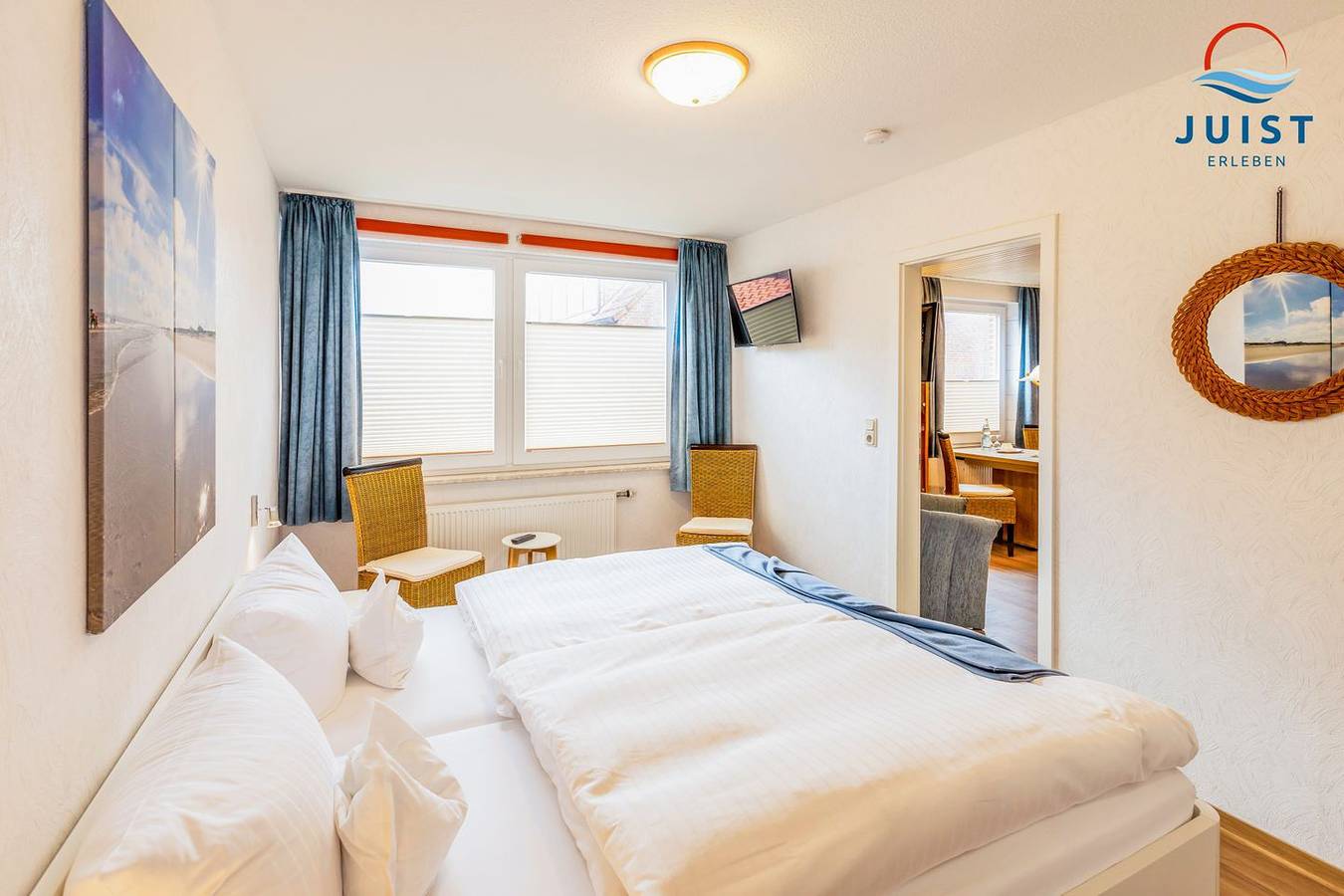 Ganze Wohnung, Helle Ferienwohnung, ideal für Paare, im ruhigen Ostdorf in Juist
